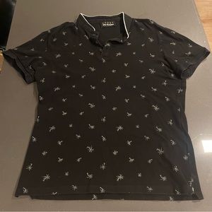 The Kooples Sport - Polo - Black Palm Trees